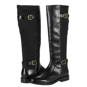 NWT- Cole Haan ‘Chesley’ Leather Boot w/Stretch Back & Side Zip